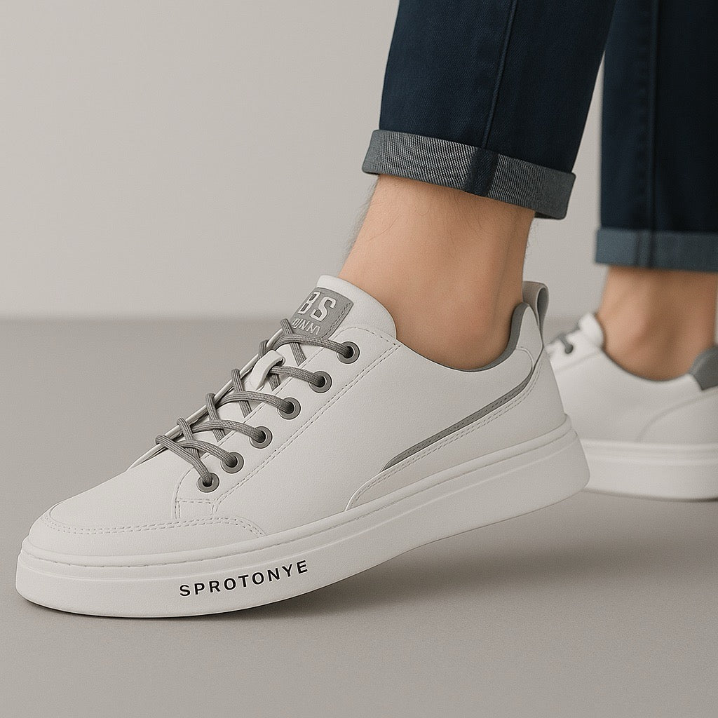 Tênis Casual Masculino Dom Veste Sprotonye Cinza