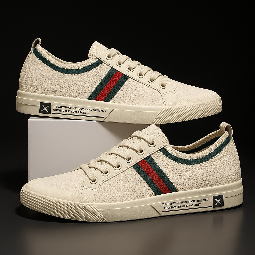 Tênis Casual Masculino Dom Veste Firenze Caqui