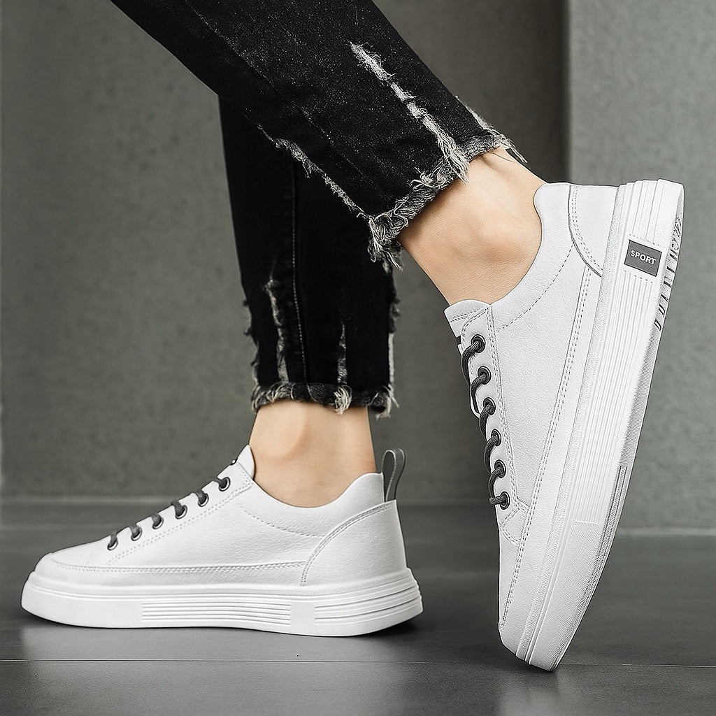 Tênis Casual Masculino Dom Veste Silboll Branco