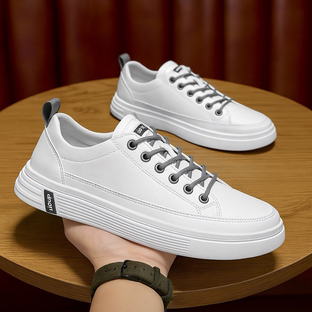 Tênis Casual Masculino Dom Veste Silboll Branco