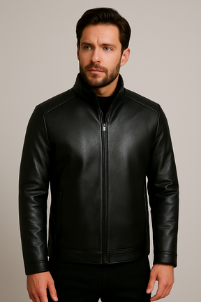 Jaqueta Masculina de Couro