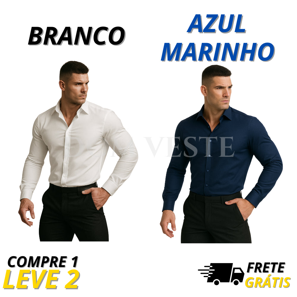 Camisa Social NeoFlex™  [COMPRE 1 & LEVE 2]