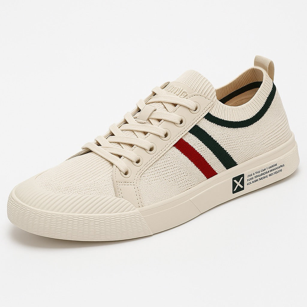 Tênis Casual Masculino Dom Veste Firenze Caqui