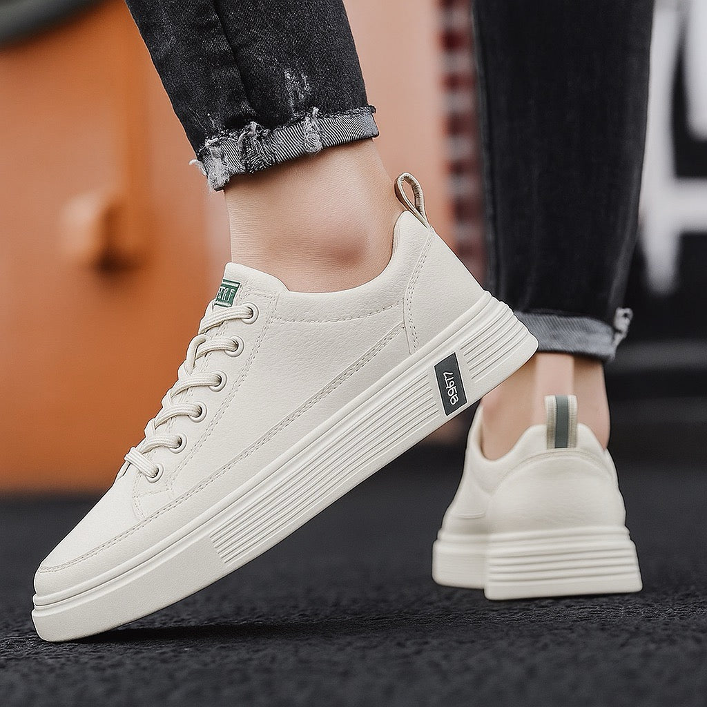 Tênis Casual Masculino Dom Veste Silboll Bege