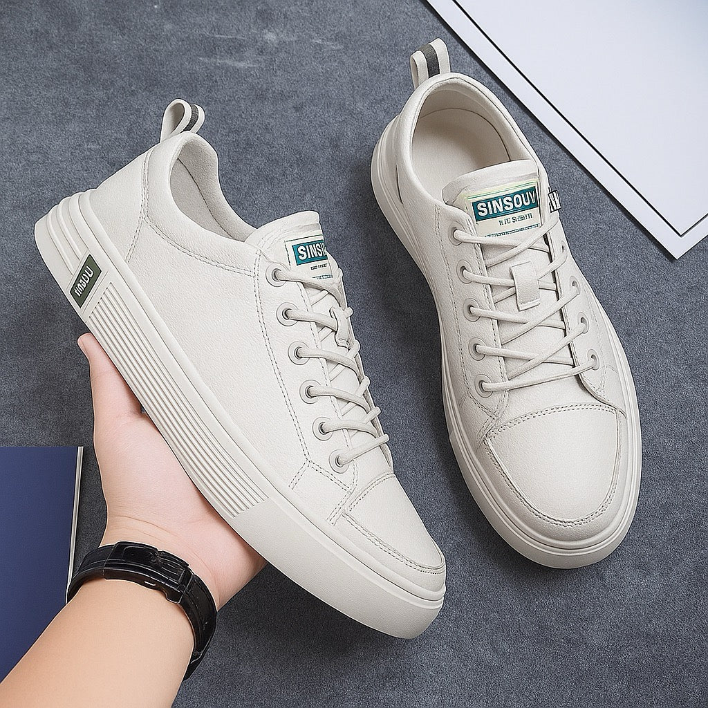 Tênis Casual Masculino Dom Veste Silboll Bege